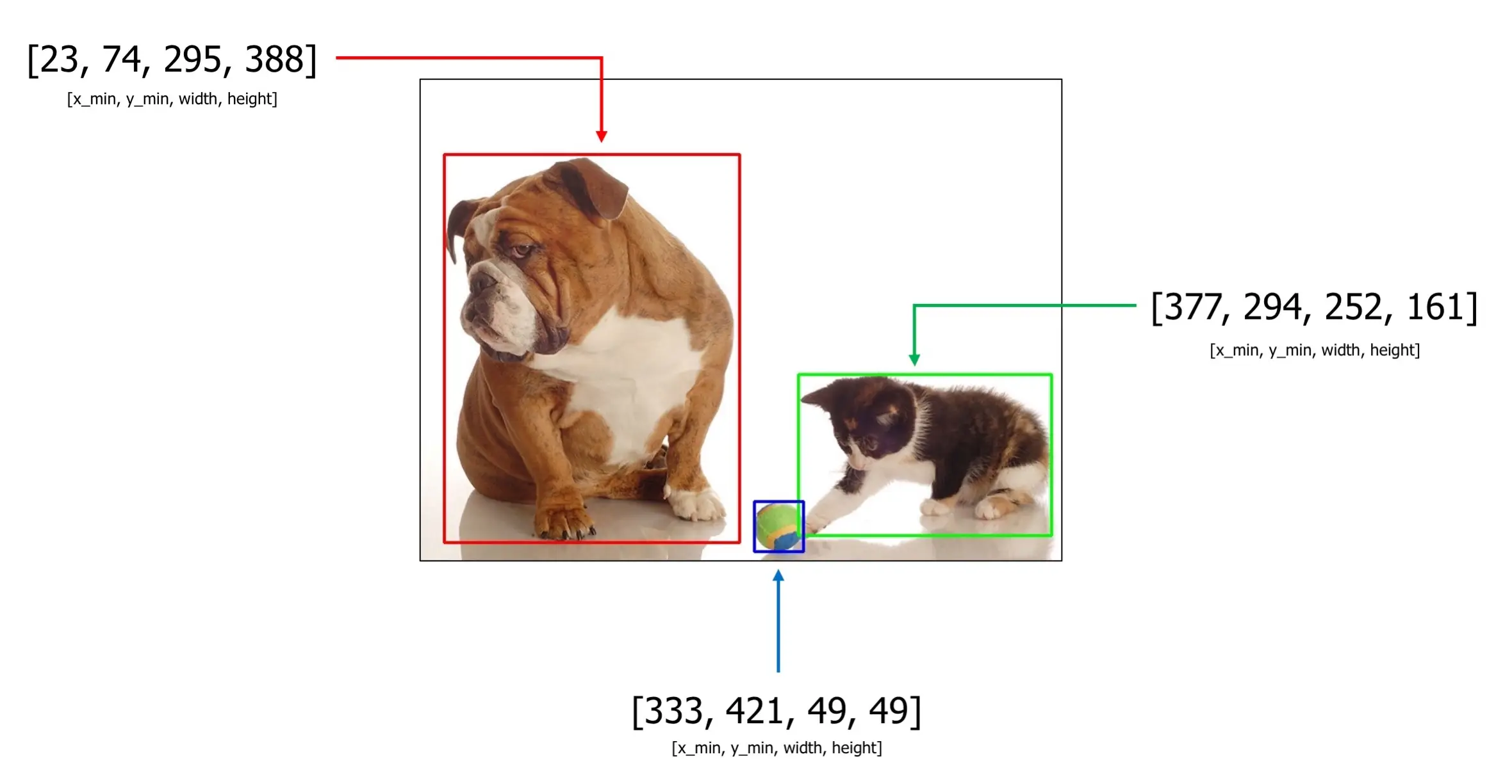 Image with multiple bounding boxes