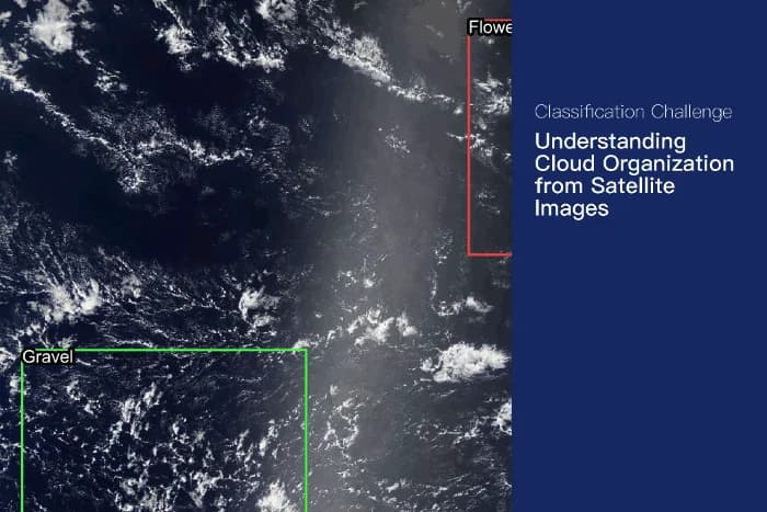 Kaggle competition image for Understanding Clouds from Satellite Images