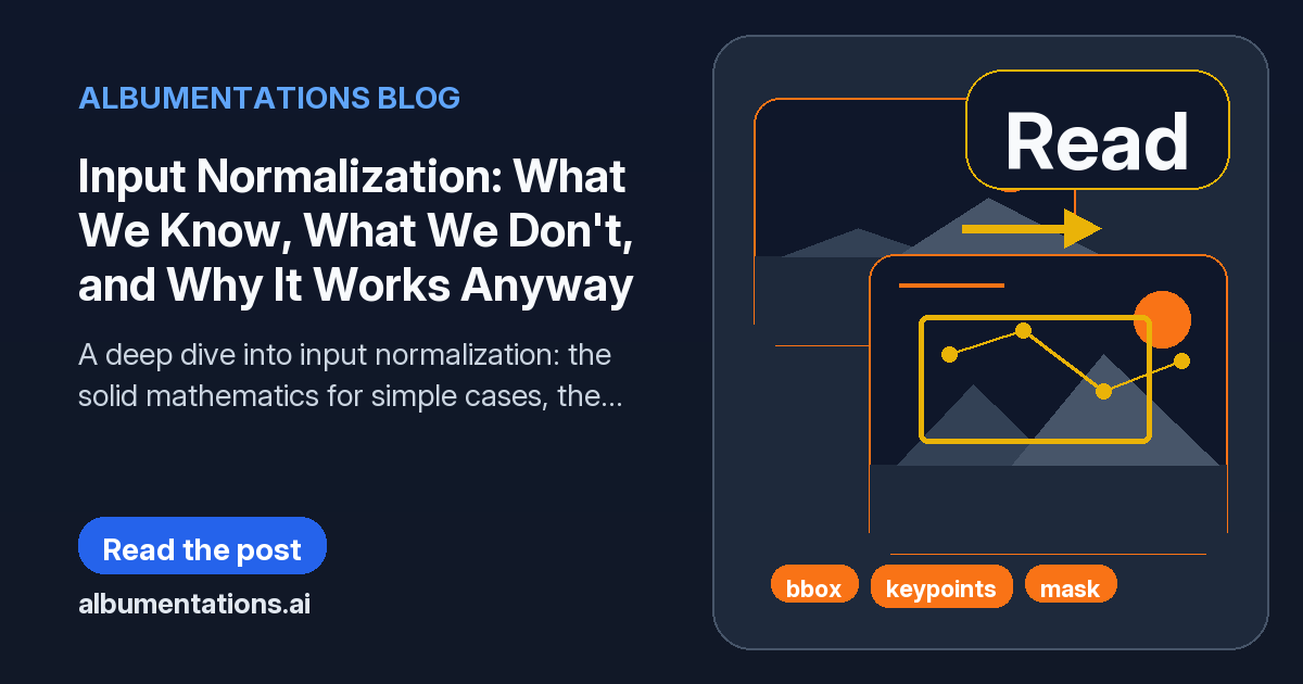 Input Normalization: What We Know, What We Don't, and Why It Works Anyway