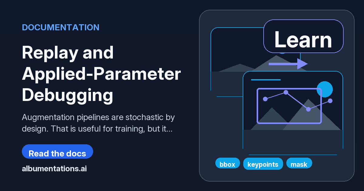 Replay and Applied-Parameter Debugging | Albumentations
