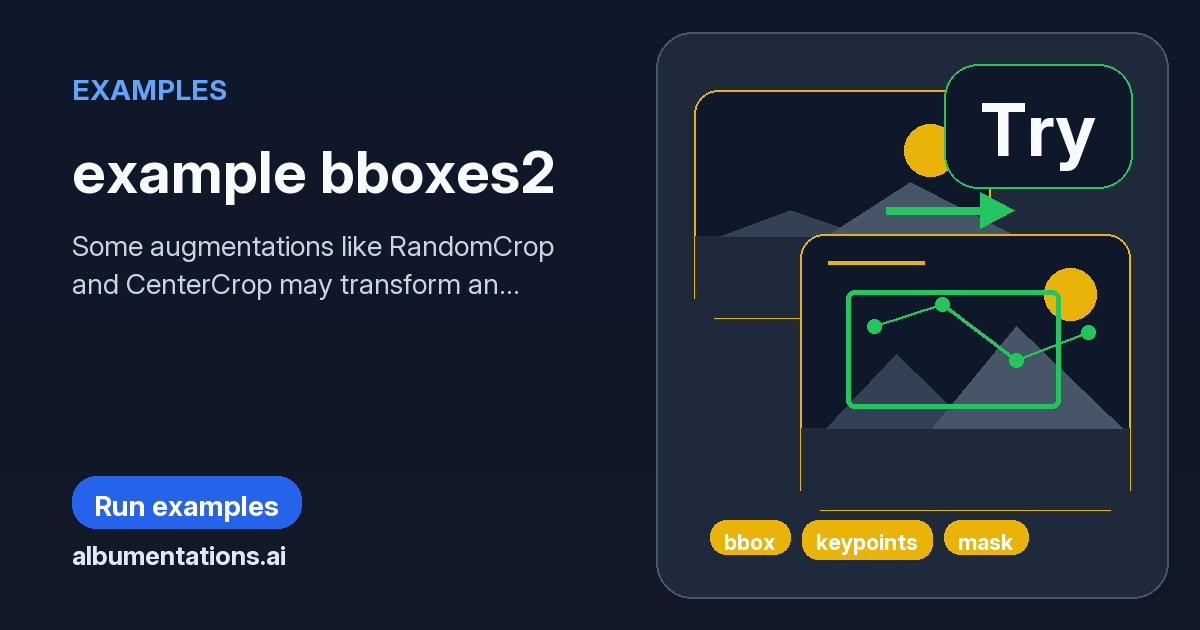 example bboxes2 | Albumentations