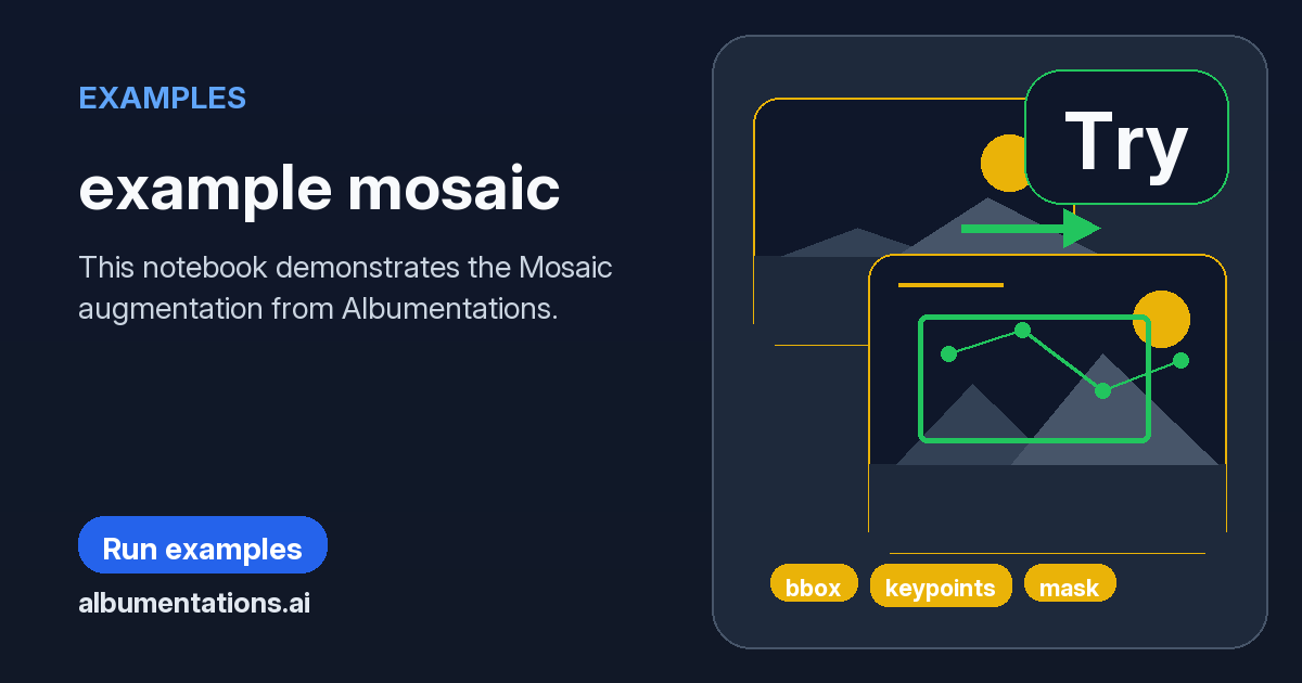 example mosaic | Albumentations