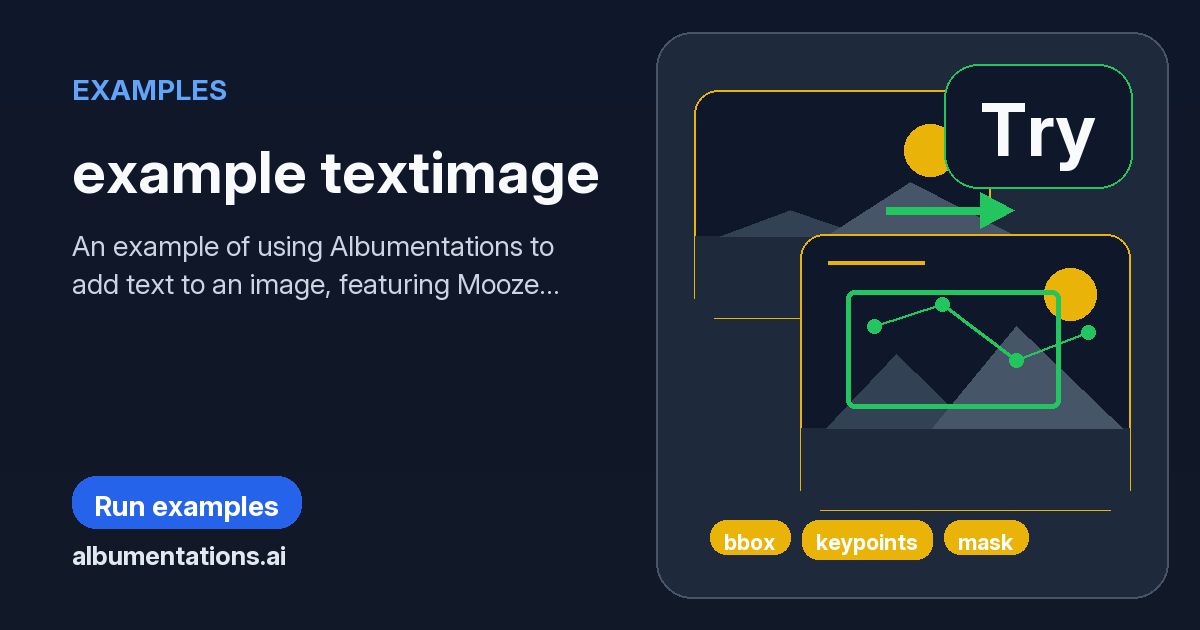 Image In Text Example example textimage | Albumentations