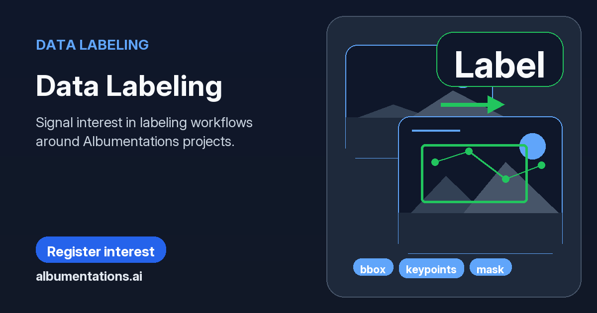 Data Labeling for Albumentations Computer Vision Workflows | Albumentations